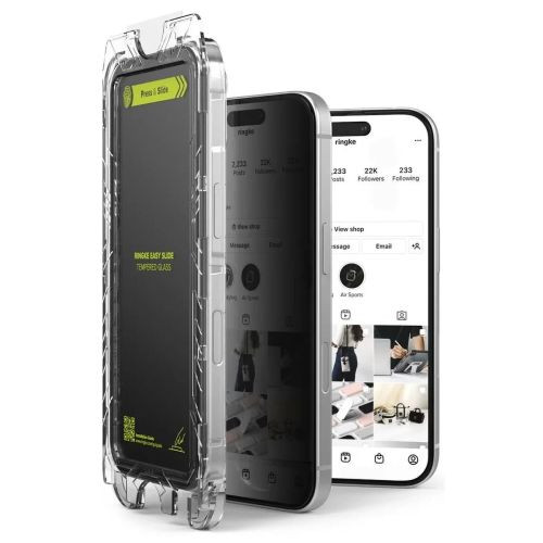 Ringke iPhone 16 Pro Max Easy Slide Premium Privacy képernyővédő fólia (2db)