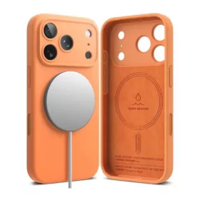 Ringke iPhone 17 Pro tok szilikon mágneses Tangerine