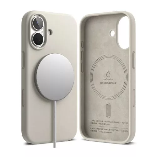 Ringke iPhone 17 tok szilikon mágneses Stone
