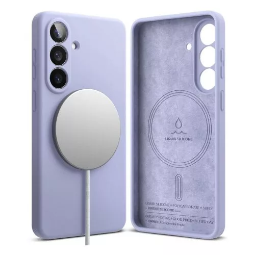 Ringke Galaxy S26 tok szilikon mágneses (levendula)