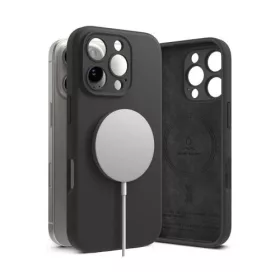 Ringke iPhone 16 Pro Maxmégneses fekete szilikon tok