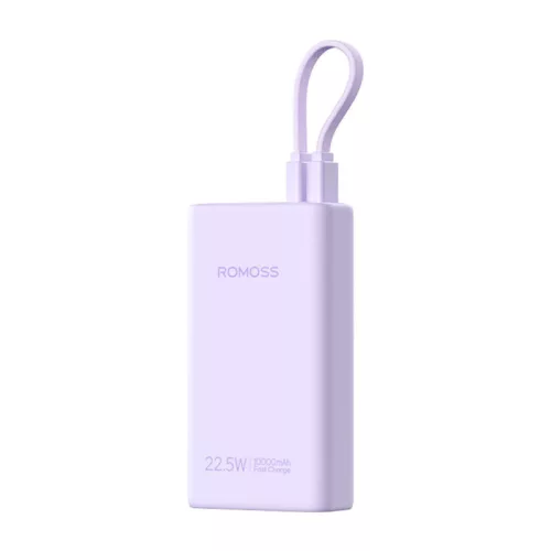 Romoss 10000mAh 22.5W (Lila) Powerbank /Gyorstöltés(PHA10-151-8333H)