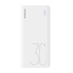   Romoss 30000mAh (Fehér) Powerbank USB-C /Gyorstöltés(PHP30-401-02)