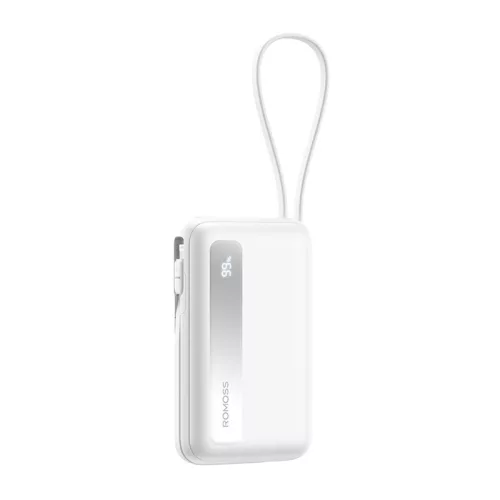 Romoss 10000mAh Hordozható (Fehér) Powerbank /USB-C Csatlakozó (PPR10-152-1233H)