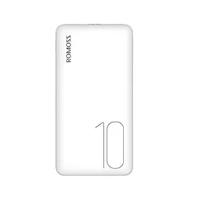   Romoss 10000mAh Hordozható (Fehér) Powerbank USB Töltővel (PSP10-102-1135)