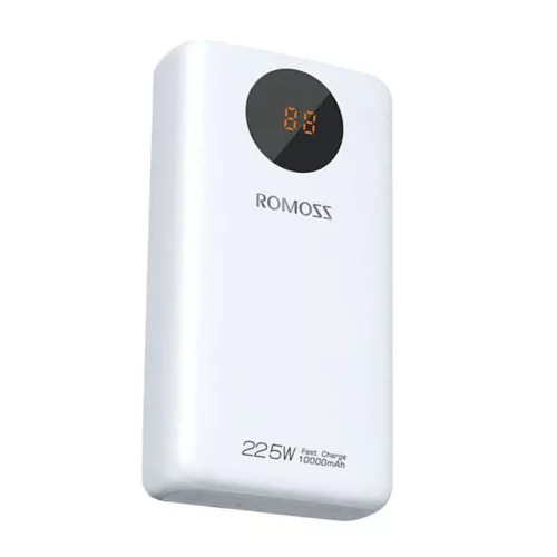 Romoss 10000mAh 22.5W (Fehér) Powerbank /Gyorstöltés(PSW10-172-1133H)