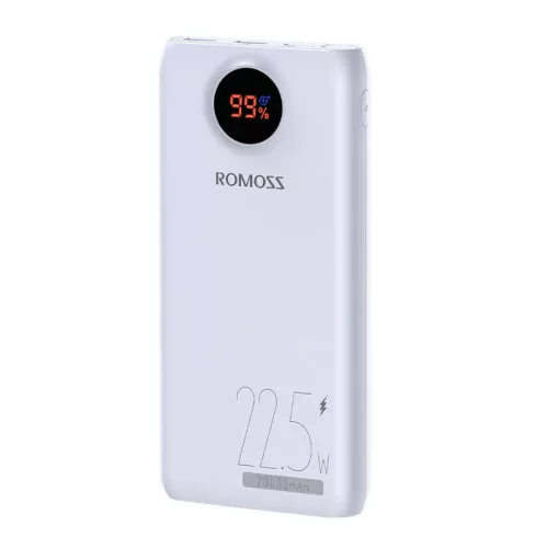 Romoss 20000mAh 22.5W (Fehér) Powerbank /Gyorstöltés(PSW20-112-1133H)