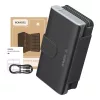 Romoss 30000 mAh 65W Napelemes Powerbank SPB30-171-2133H fekete
