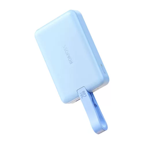 Romoss 10000mAh 20W (Kék) Powerbank /Gyorstöltés(WMS10-121-7133H)