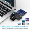 SIM/ CAC Okoskártya- (ISO7816 Class A B C) / SD/ TF Kártyaolvasó és író (USB-A)