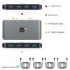 8n1 USB 2.0- 4+4x USB-A HUB Dokkoló Állomás