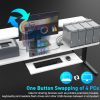 8n1 USB 2.0- 4+4x USB-A HUB Dokkoló Állomás