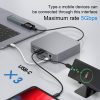 15in1 4x USB-C (Type C), 5x USB-A, 2x HDMI 2.1, 1x DP 4K@30Hz, RJ45, SD, TF Kártyaolvasó, 2x 3,5mm Jack -HUB Dokkoló Állomás