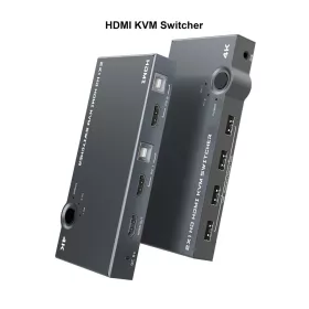   5in1 Dual-HDMI KVM HUB -HDMI 4K @30Hz -HUB Dokkoló Állomás