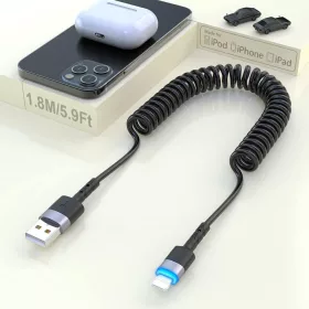   Rocketek USB-A-Apple Lightning Adapter, Átalakító-kábel (1,8m) [HDK042]