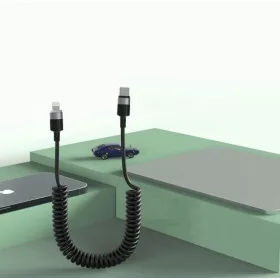   Rocketek USB-C (Type-C)-Apple Lightning Adapter, Átalakító-kábel (1,8m) [HDK052]