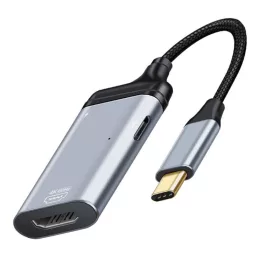   HDMI 4K@60hz USB-C (Type-C) Csatlakozó Adapter + 100W PD töltő - HDMI-USB átalakító