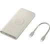 Samsung Power Bank 25W vezeték nélküli gyorstöltéssel - bézs