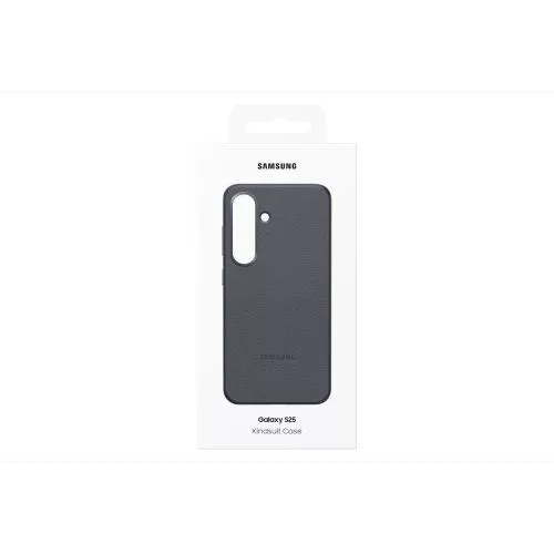 Samsung Galaxy S25 Kindsuit Leather tok (fekete)