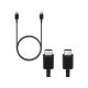 Samsung USB-C - USB-C 3A Kábel - 1m - Fekete