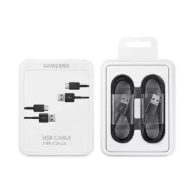 Samsung USB-A - USB-C Kábelcsomag - 1.5m - 2db - Fekete