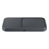 Samsung Wireless Charger Duo Pad 2 az 1-ben, 15 W EP-P5400 utazási töltővel (25 W) + USB kábel, fekete