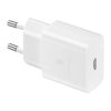 Samsung 15W-os utazótöltő Type-C – Type-C kábellel, fehér