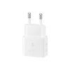 Samsung utazási töltő 25 W EP-T2510X PD 3.0 Type-C-C típusú kábellel (1 m) Fehér EU