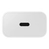 Samsung utazási töltő 25 W EP-T2510X PD 3.0 Type-C-C típusú kábellel (1 m) Fehér EU
