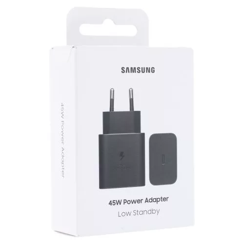 Samsung 45W USB-C utazó töltő kábel nélkül, PD3.0 / PPS (fekete)