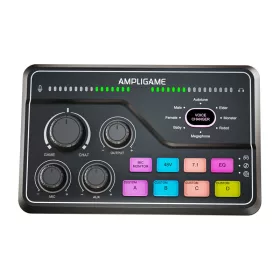 Fifine SC8 RGB gaming hangkeverő - fekete