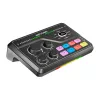 Fifine SC8 RGB gaming hangkeverő - fekete