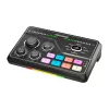 Fifine SC8 RGB gaming hangkeverő - fekete