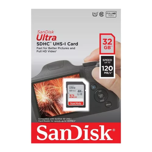 SanDisk Ultra SDHC 32GB CL10 UHS-I (120 MB/s)
