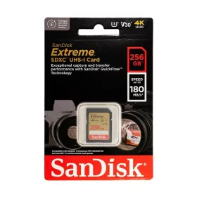 SanDisk Extreme SDXC 256GB CL10 UHS-I U3 V30 (180/130 MB/s)