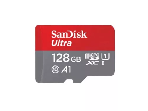 SanDisk Ultra micro SDXC 128GB + adapter A1 CL10 UHS-I (140 MB/s)