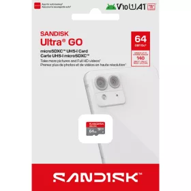 SanDisk Ultra GO microSDXC 64GB CL10 UHS-I U1 A1 (140 MB/s)