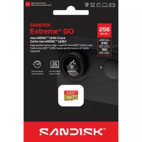   SanDisk Extreme GO microSDXC 256GB CL10 UHS-I U3 V30 A2 (240/160 MB/s)