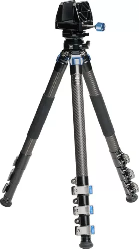 Sirui szénszálas tripod + univerzális rögzítő bilincs/gun clamp + szintező talp