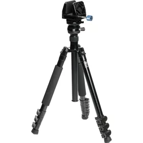   Sirui alumínium tripod szett + univerzális rögzítő bilincs/gun clamp + szintezőtalp