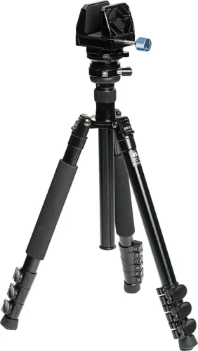 Sirui alumínium tripod szett + univerzális rögzítő bilincs/gun clamp + szintezőtalp