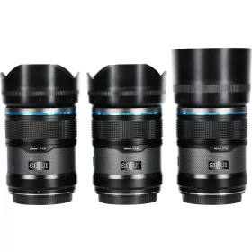   Sirui Sniper objektív APS-C AF készlet 23, 33 és 56mm F1.2 X-Mount - Fekete szénszálas