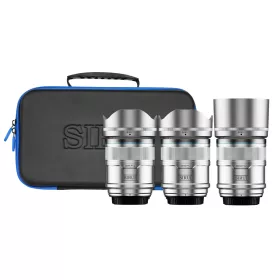   Sirui Sniper objektív APS-C AF készlet 23, 33 és 56mm F1.2 Z-Mount -Ezüst