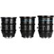 SIRUI Cine Jupiter FullFrame 24/35/50 mm T2 Makro Objektív Készlet Canon EF bajonettel