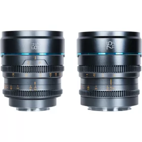   Sirui Nightwalker S35 Kit 16mm/75mm T1.2 cine/filmes objektív készlet (fémes szürke) - L bajonett