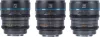 SIRUI Cine Objektív Nightwalker S35 Készlet 24/35/55mm T1.2 E-Mount Fém Szürke