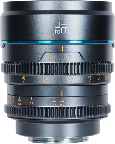 Sirui Nightwalker S35 16mm T1.2 cine/filmes objektív (fémes szürke) - L bajonett
