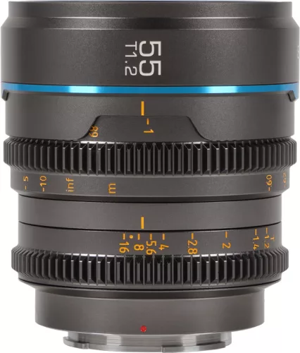 Sirui Nightwalker S35 55mm T1.2 cine/filmes objektív (fémes szürke) - Canon RF