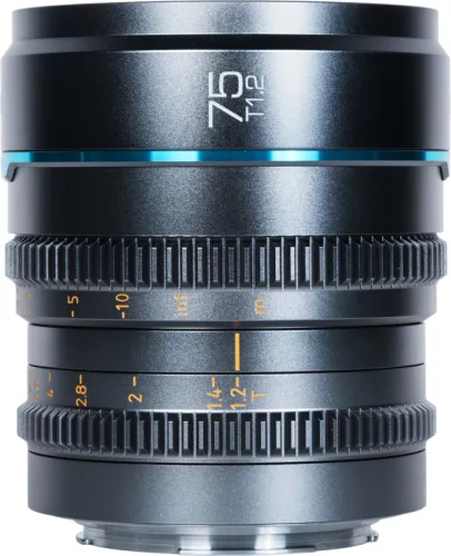 Sirui Nightwalker S35 75mm T1.2 cine/filmes objektív (fémes szürke) - L bajonett