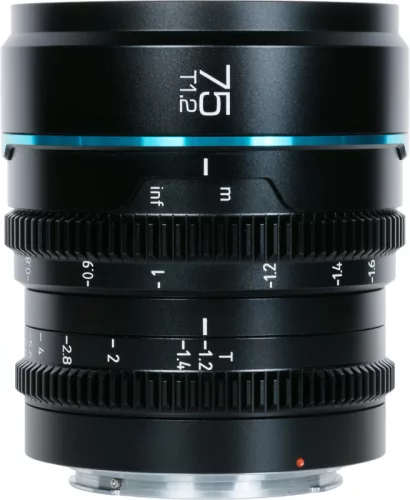 Sirui Nightwalker S35 75mm T1.2 cine/filmes objektív (fekete) - Canon RF